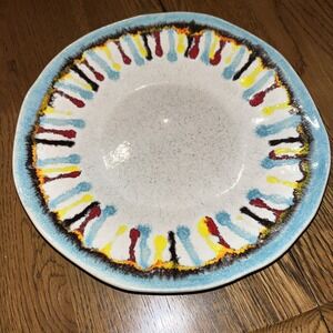 Unique Crate & Barrel Gallery Free Form 8" Plate  Stoneware